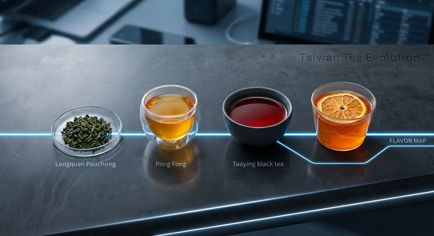 龍潭茶風味地圖｜從經典龍泉到橙茶雪美人，一杯茶看見台灣茶職人的進化史